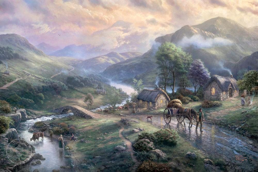 Thomas Kinkade Emerald valley